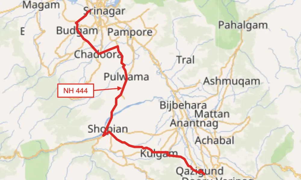 Land acquisition for NH-444 in Kulgam