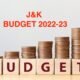 J&K Budget for 2022-23